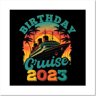 Birthday Cruise Squad Party Family Matching Cruise Ship Posters and Art